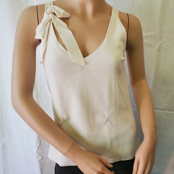 Dressy Tank with Bow Detail - Picture 2 of 11